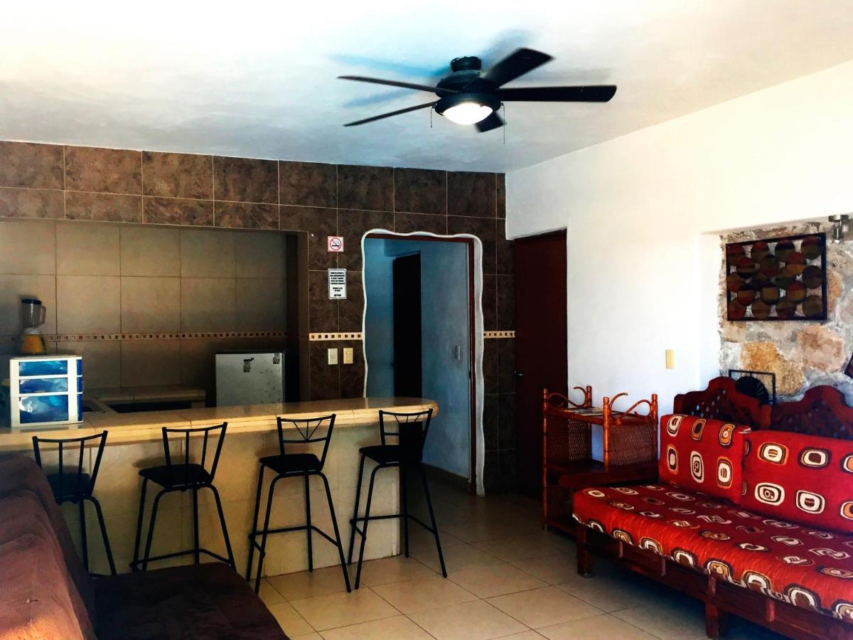 Villa Palmitas Acogedor Departamento Nivel Piscina Gigante Jardines Acapulco Ngoại thất bức ảnh