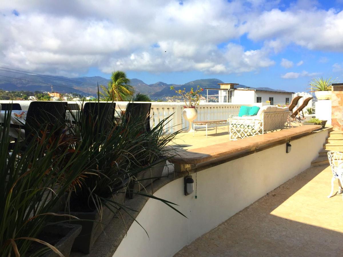 Villa Palmitas Acogedor Departamento Nivel Piscina Gigante Jardines Acapulco Ngoại thất bức ảnh