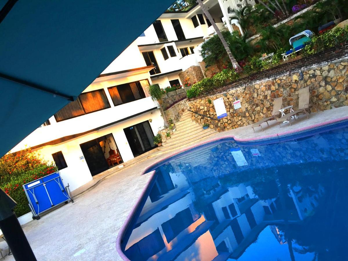 Villa Palmitas Acogedor Departamento Nivel Piscina Gigante Jardines Acapulco Ngoại thất bức ảnh