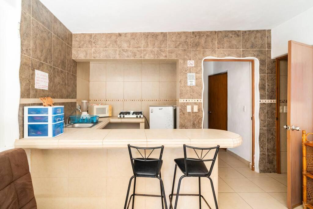 Villa Palmitas Acogedor Departamento Nivel Piscina Gigante Jardines Acapulco Ngoại thất bức ảnh