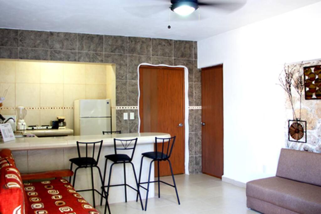 Villa Palmitas Acogedor Departamento Nivel Piscina Gigante Jardines Acapulco Ngoại thất bức ảnh