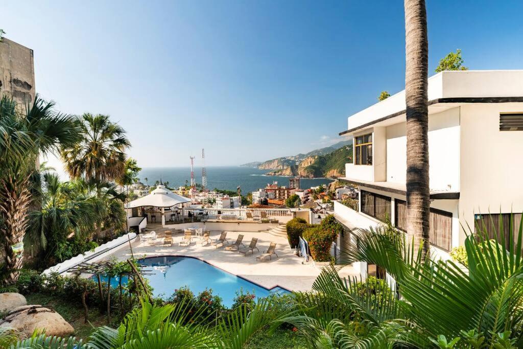 Villa Palmitas Acogedor Departamento Nivel Piscina Gigante Jardines Acapulco Ngoại thất bức ảnh