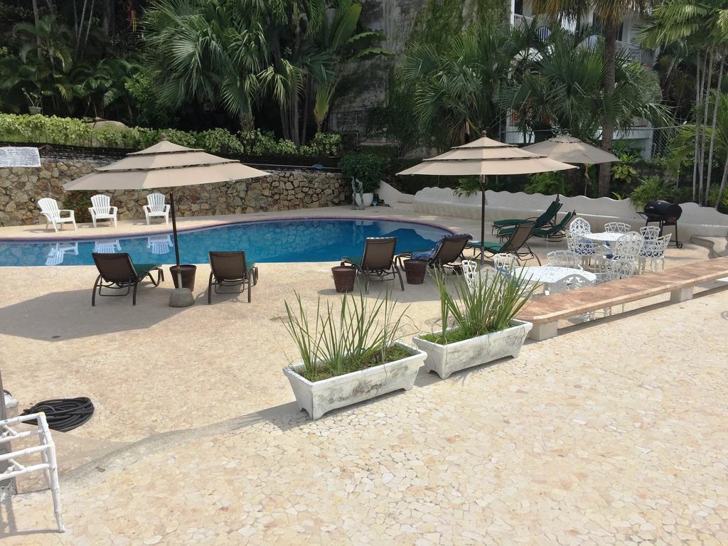 Villa Palmitas Acogedor Departamento Nivel Piscina Gigante Jardines Acapulco Ngoại thất bức ảnh